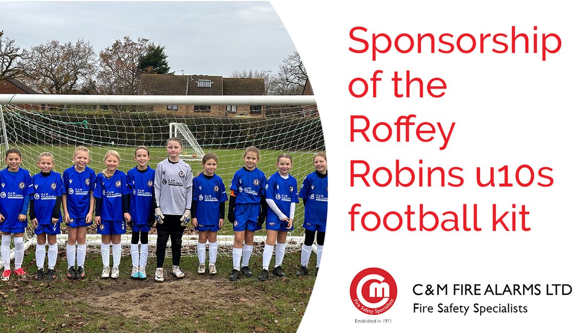 We are proud to sponsor the local football team Roffey Robins U10s side. Here they are in their branded kits.
#firealarms #50yearstrading #Horsham #Sussex #FireAlarmSystems #SafeContractor #SupportinglocalHorsham