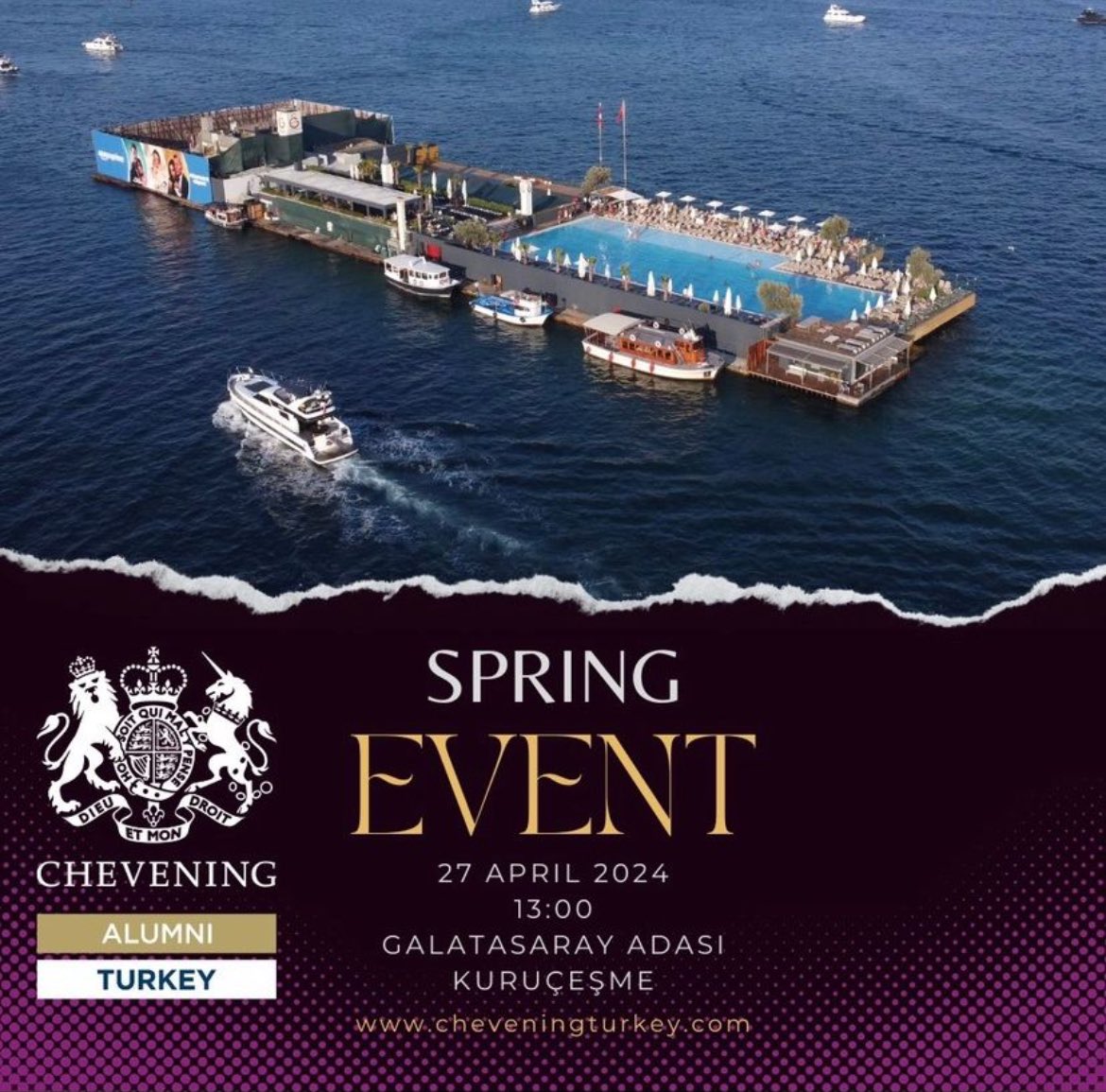 tselenozturk's tweet image. #CheveningTurkeyAlumni ailesi  olarak 27 Nisan Cumartesi günü mezunlarımızı bekliyoruz. Katılım için RSVP gerekmektedir, lütfen iletişime geçiniz.🙂. #springevent🌸 #cheveningalumni #istanbul