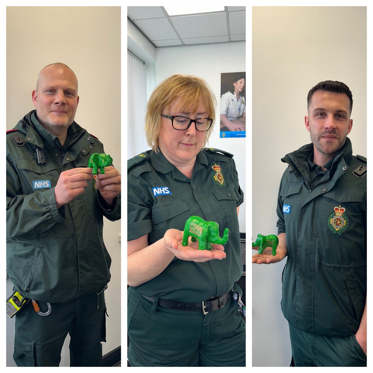 Our Advanced and Consultant Paramedic’s have been continuing discussions today and “addressing the elephant in the room” including preferred places of care as we approach Dying Matters Week @YorksAmbulance. #dyingmattersweek #eolyas #whatmattersmost