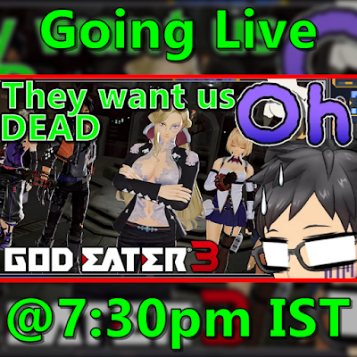Cyan_with_a_bh's tweet photo. Me am going Live PeePs !!!!

Game: GOD Eater 3
Time: 7:30PM IST [+5:30 GMT]
Platform: Youtube [https://t.co/mFSpDgrc6N]

Hope to see you in chats -w-

𓂀 𝕋𝔸𝔾𝕊 𓂀
#GODEATER3 #Streamer #Youtube #INDVtuber

#cyan_with_a_bh #CyanINDVtuber

#Cyanbh #VTuber #Gaming https://t.co/6h0mbfdOav