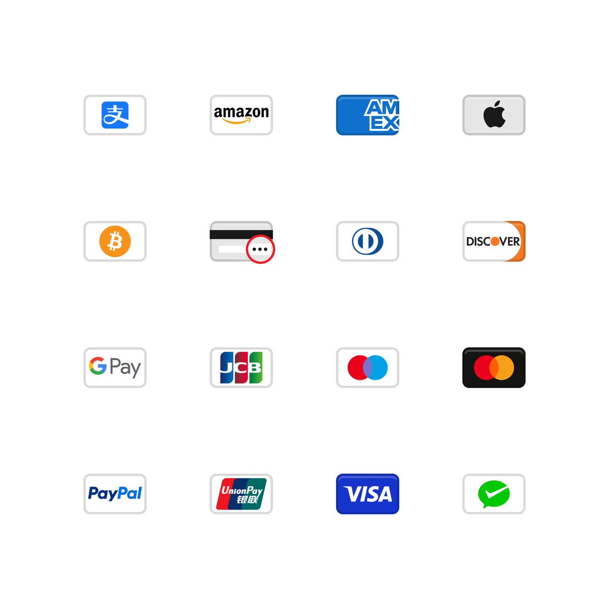 Free SVG Credit Card Icons 💳 ↓