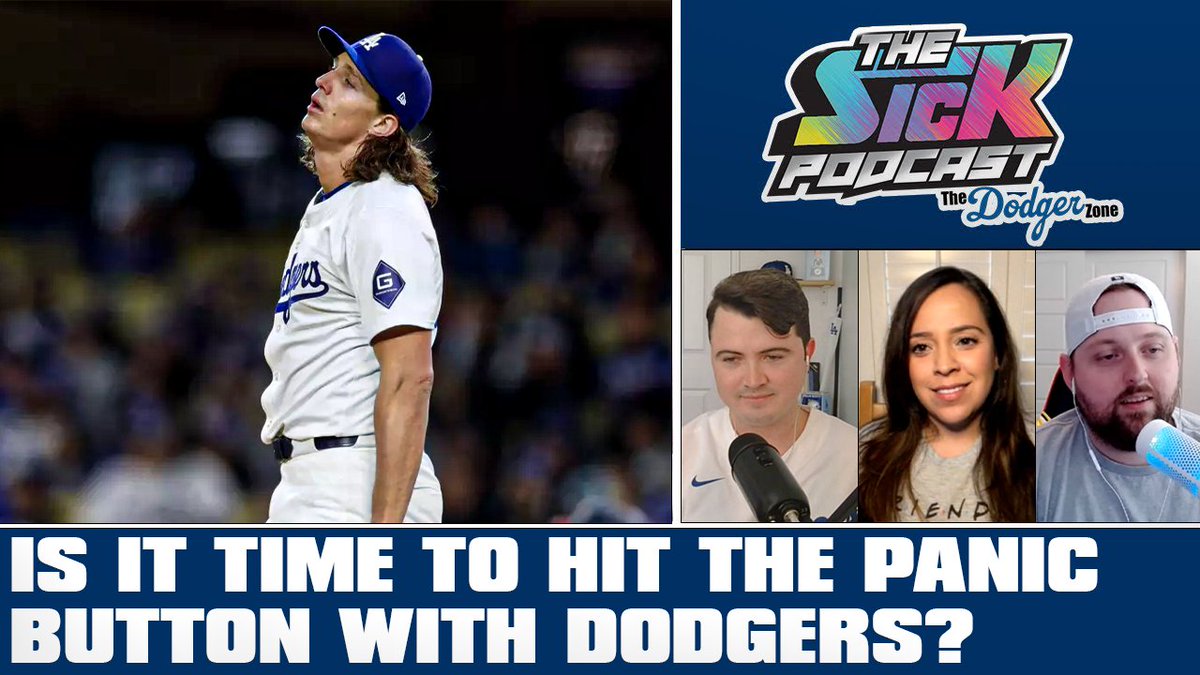 🚨New Episode🚨

@ryanburschinger, @MonseBolanos & @beaunotjackson discuss:

🔵#Dodgers losing back to back series
🔵Ohtani's struggles
🔵Did they make a mistake trading Busch?
🔵& more!

Full pod👇
Watch: youtu.be/EHO4RwE3lxY
Listen: traffic.megaphone.fm/SICMED72754215…

#thesickpodcast