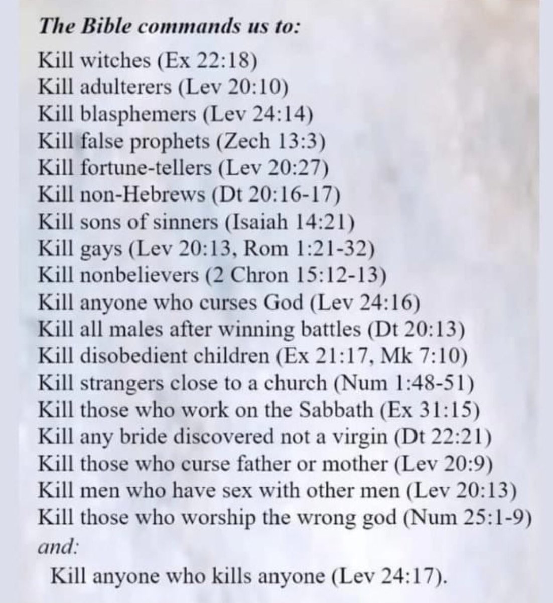 What a rag.  🙄. #atheist