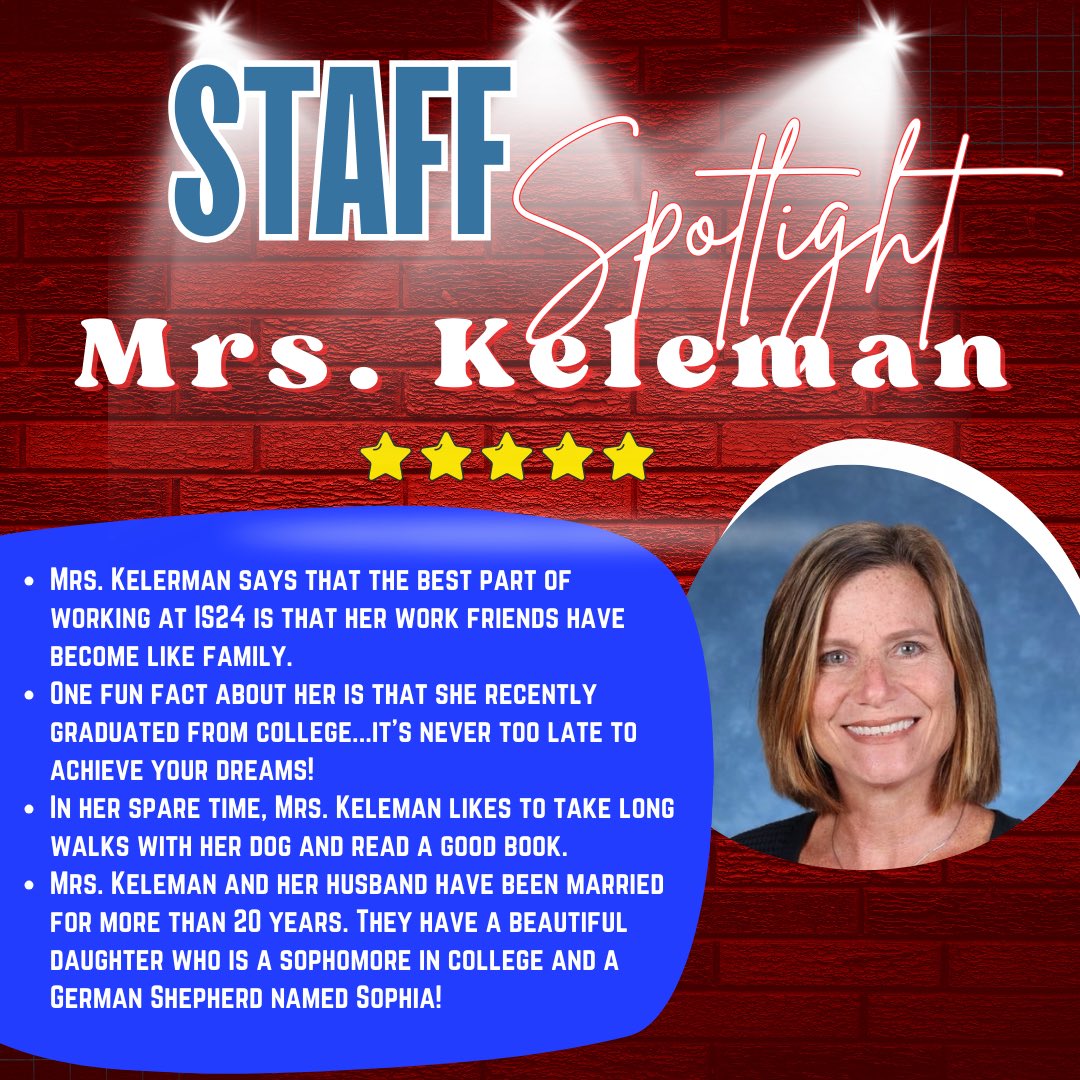 Congratulations 🎉 to our wonderful paraprofessional, Mrs. Keleman! Your dedication to our students and hard work truly makes a difference. ❤

#24Doesmore #fearthefin #finsup #defendthelighthouse #elevated31  #sistrongertogether #nycschools #bestschoolever