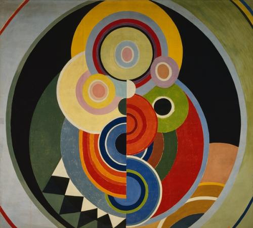 Restoration of Sonia Delaunay's 'Rythme' On Display at @MAM Until June 30 you can watch the restorers at work on the monumental canvas “Rythme, décoration pour le Salon des Tuileries (Disques)” of 1938 in Parisian museum. #restoration #WorthWatching #SomethingSpecial