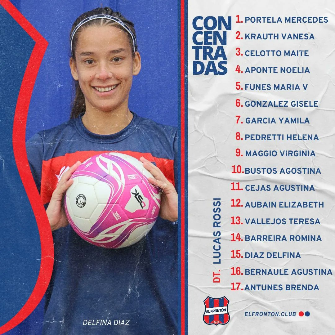 🔜⚽️¡Comienza el campeonato de Primera C! 

#Fecha1 🆚️ Deportivo Laferrere 
⏰️ 15.30
🏟Estadio Ciudad de Laferrere 

#VamosFrontón 💙❤️ ¡Todas juntas por el mismo objetivo!