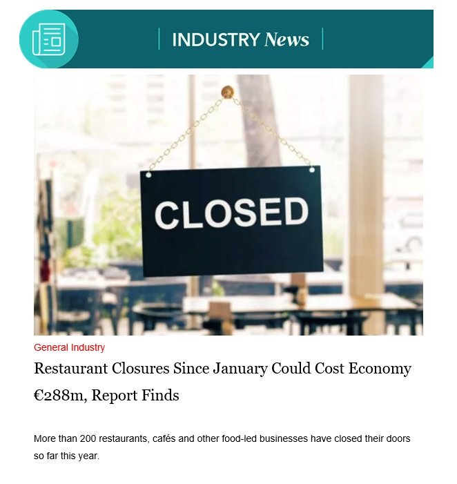 This is unbelievable. Restaurants that survived a worldwide pandemic can't survive a government that couldn't care less about our sector.