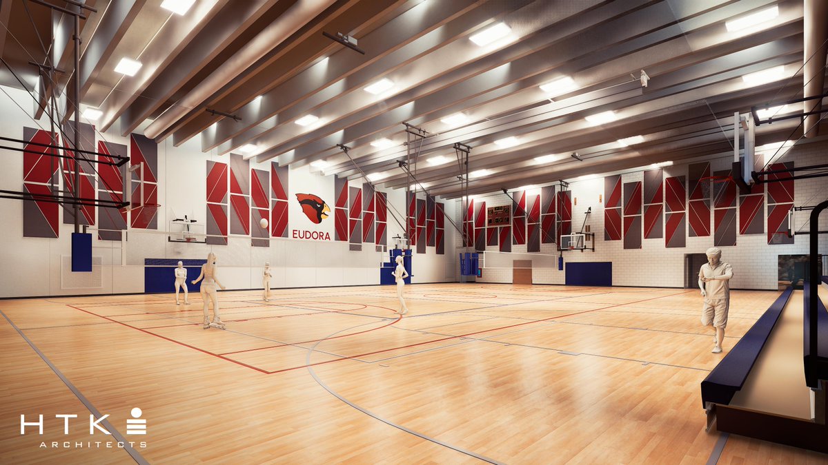 Check out these stunning renderings showcasing the Eudora High School fitness/weights room and state-of-the-art auxiliary gym! We can't wait for them to become a reality! #EudoraProud