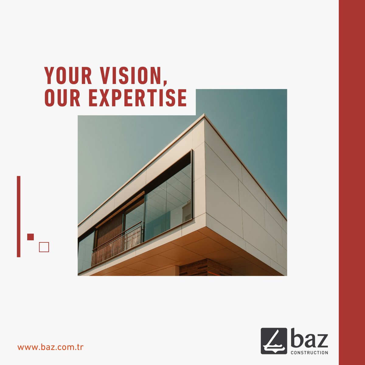 Your Vision, Our Expertise...

#BazConstruction #BazAcademy #CivilEngineering #build #construction #ConstructionTechnology #ConstructionTrends #inşaat #inşaatsektörü #inşaatmühendisi #architecture