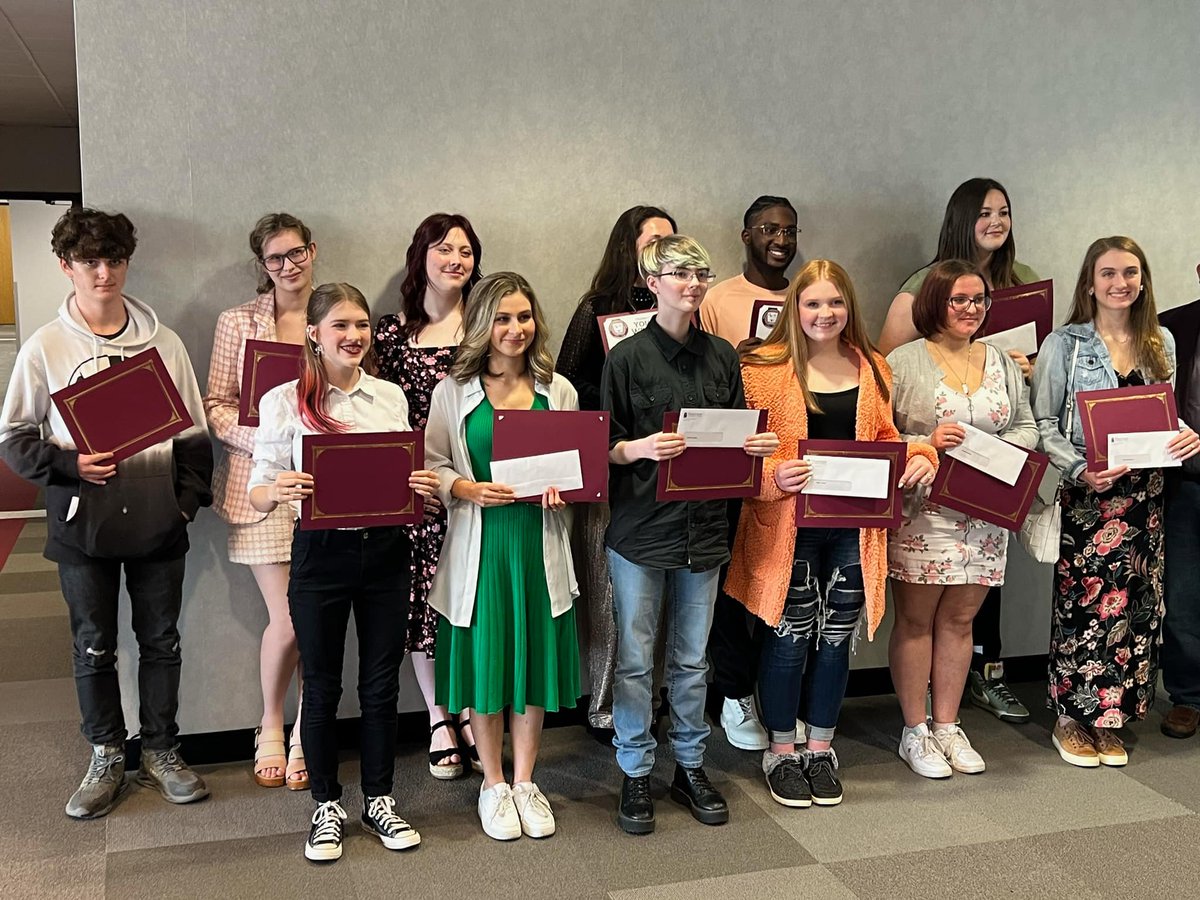 Congratulations to this year's Young Writers contest winners. This is the 17th year for this event at Shawnee Community College. We appreciate everyone's efforts. Here are the non-fiction essay winners. #youngwriters #WeAreShawnee