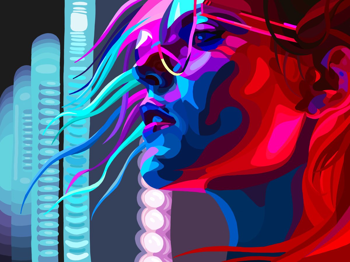 Fmoonbitesback's tweet photo. Going back to these neon vibes again
#portraitart #artforsale #neonportrait https://t.co/tLoeUXEZc4