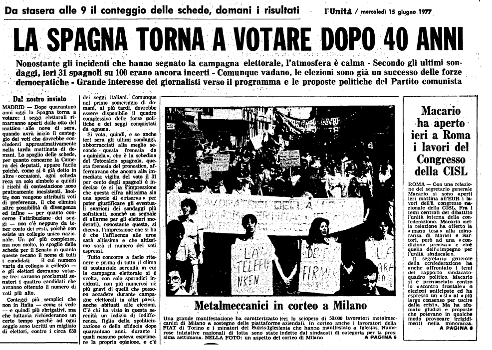 studistorici's tweet image. ⚠️Eccoci con un nuovo post di #ControVersa per iniziare al meglio il weekend!

Oggi vi parliamo di⤵️

"La transizione spagnola (1975-1982): la storiografia tra mito e anti-mito"

a cura di A. Tappi e J. Tébar Hurtado