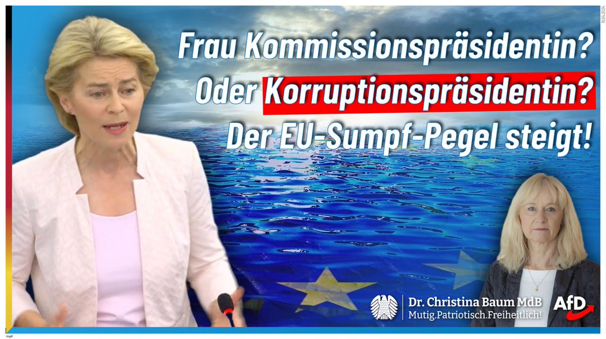 Was hat Ursula Von der #Leyen noch zu verbergen? Inzwischen weiss man, dass auch die Regierung Merkel (#CDU + #SPD) mit ihrem #Pfizer-Deal befasst war. Mir geht es darum, dass die Deals dieser Frau öffentlich aufgeklärt werden. tichyseinblick.de/daili-es-senti… t.me/KlartextBaum/3…