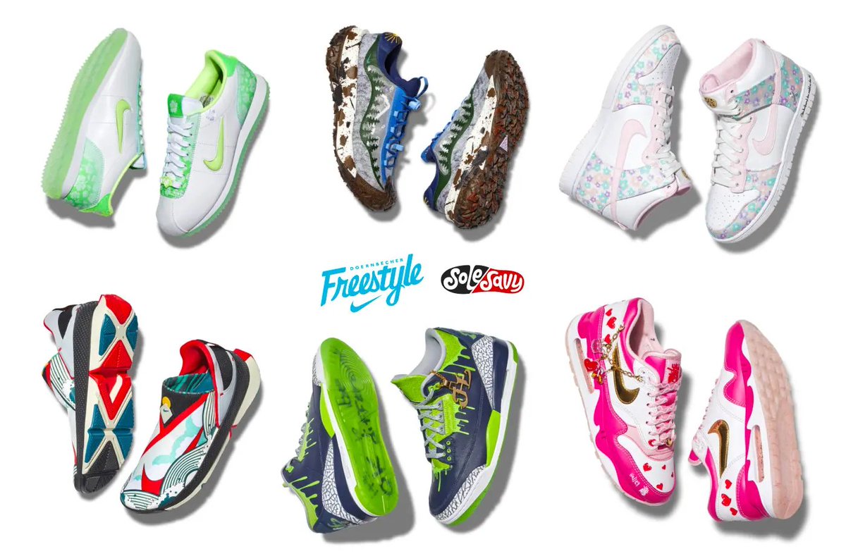 The Nike x Doernbecher Freestyle XIX collection restocks today at 10AM EST on Nike.com. Learn more about the patient designers and their collections here: solesavy.com/first-look-at-…