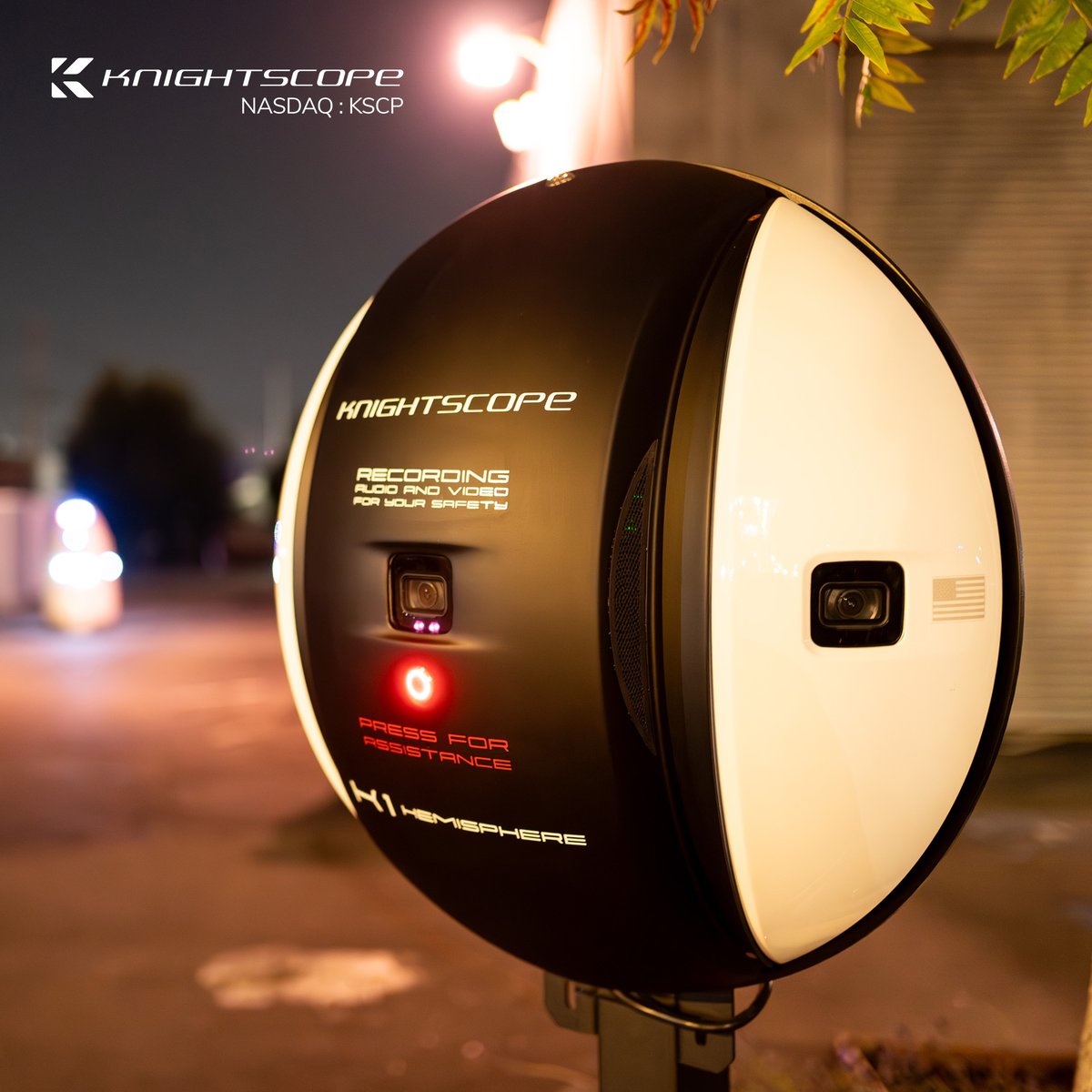 Learn about how the K1 Hemisphere can better secure the places people live, work, study and visit. Chat with our pros by scheduling some time here: knightscope.com/discover