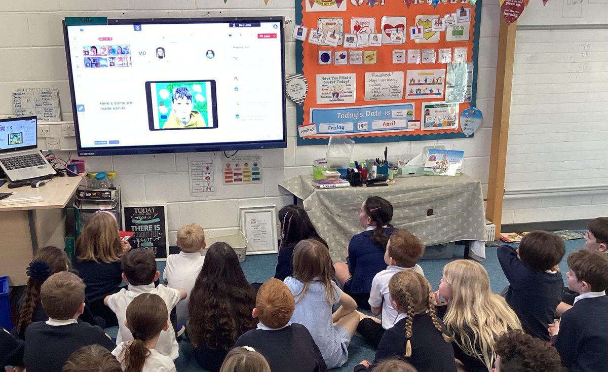 inspireSBC's tweet photo. Thank you so much to all our schools joining in our #WCID create
Session. 26 classes created wonderful pop art showing their own version of happy and what makes them feel that way. We look forward to seeing your other Pop Art of emotions as the days go on. https://t.co/uo2E0SjTN3
