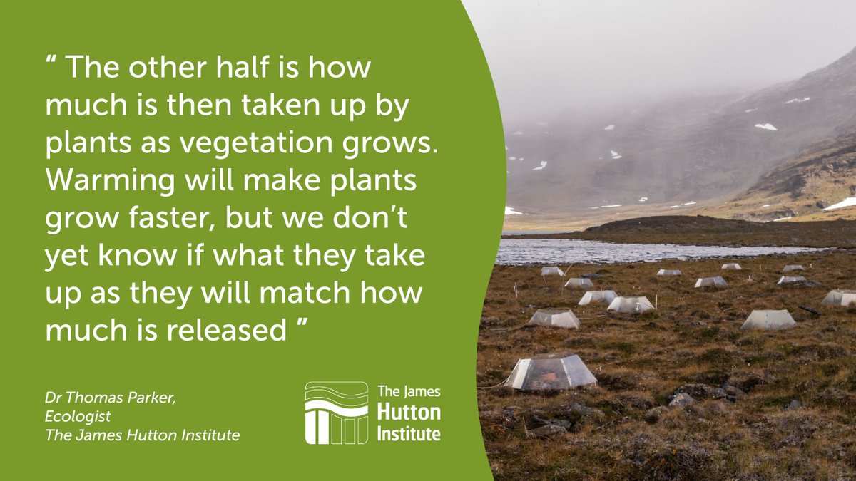 Climate warming is shifting the dynamics of the world’s vast #tundra environments and making them release trapped #carbon, according to a new study supported by @HuttonES and published in the journal @Nature. More: bit.ly/3UnWQZb