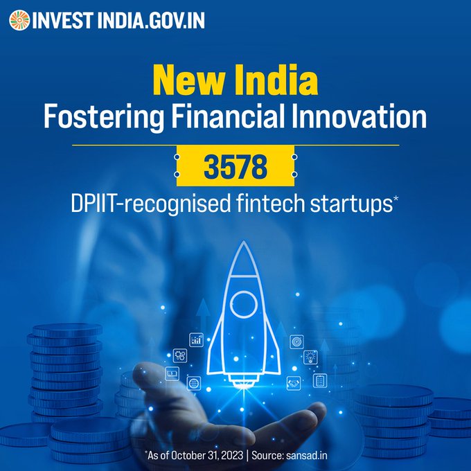 #NewIndia je tretji največji zagonski ekosistem na svetu in ima najvišjo stopnjo sprejemanja finančnih tehnologij na svetu, kar priča o duhu inovativnosti in podjetništva v državi.

Več na bit.ly/II_startuphub.

#InvestIndia #InvestIndia #Priložnosti #Startupi
