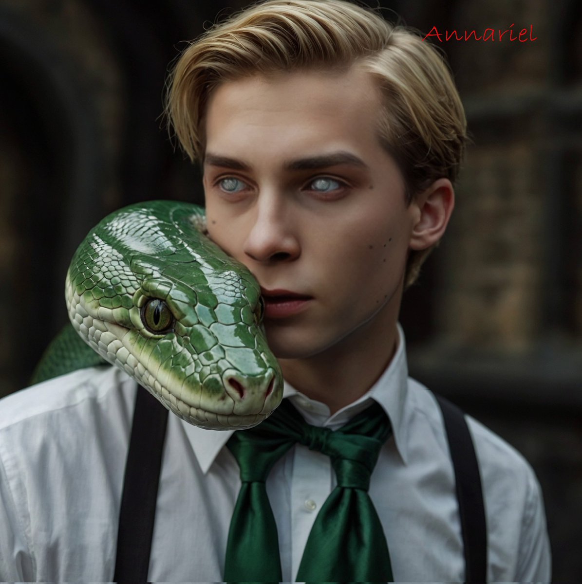 AnnarieMidori's tweet photo. His pet. #ominisgaunt #slytherin #heir #HogwartsLegacy https://t.co/FVjxAMXIuk