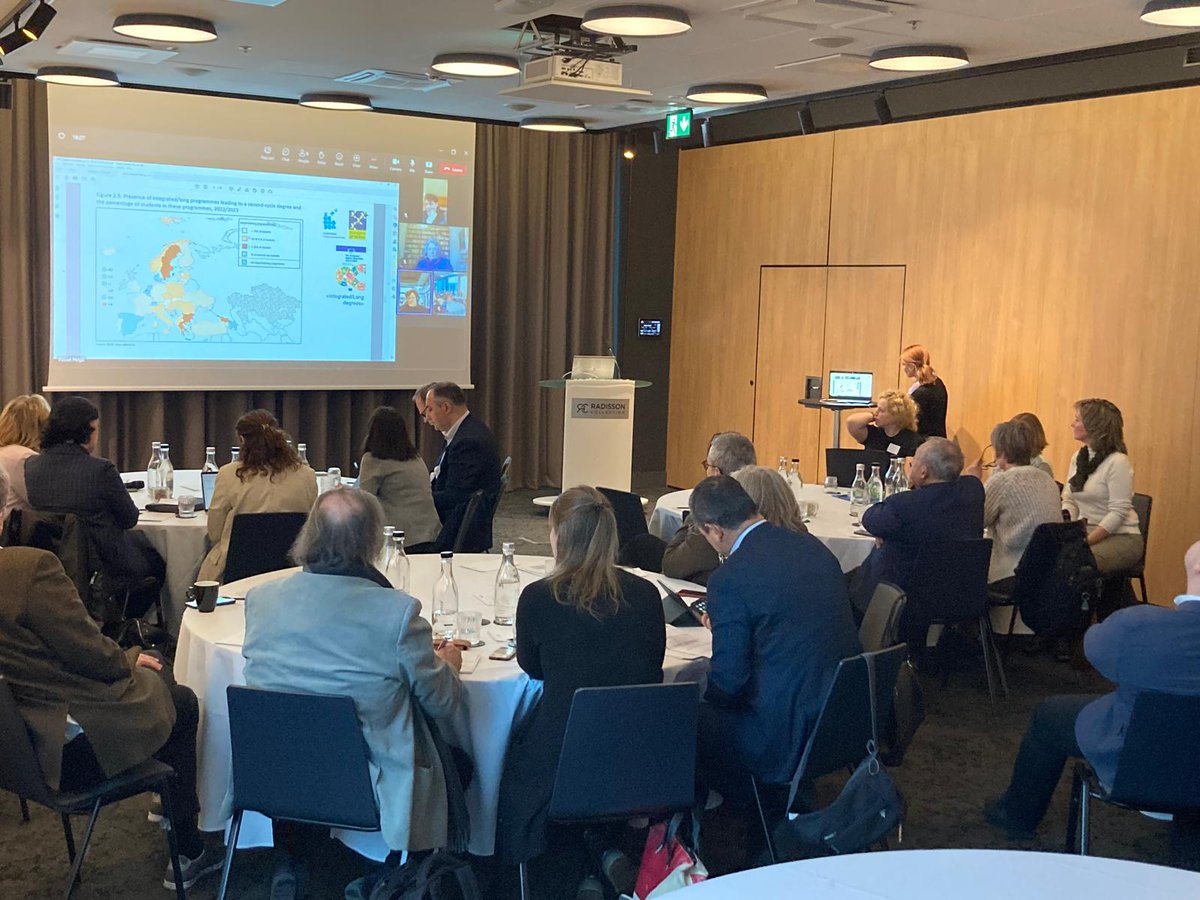 Intervention de Martin Beyer, directeur de <a href="/FEI_enicnaric/">FEI ENIC-NARIC</a> et co-président du TPG-B (Albanie, France, Italie) sur la mise en œuvre de la convention de Lisbonne de reconnaissance et du processus de Bologne lors de la 7ème réunion du TPG-A le 18-19 avril à Tallinn🇪🇪 #education