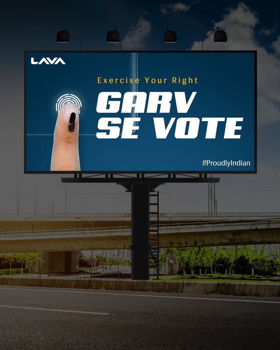 Time to unleash your #ProudlyIndian spirit and give your AGNI a voice!
#GarvSeVote and make your choice count!

#Election2024 #LavaMobiles