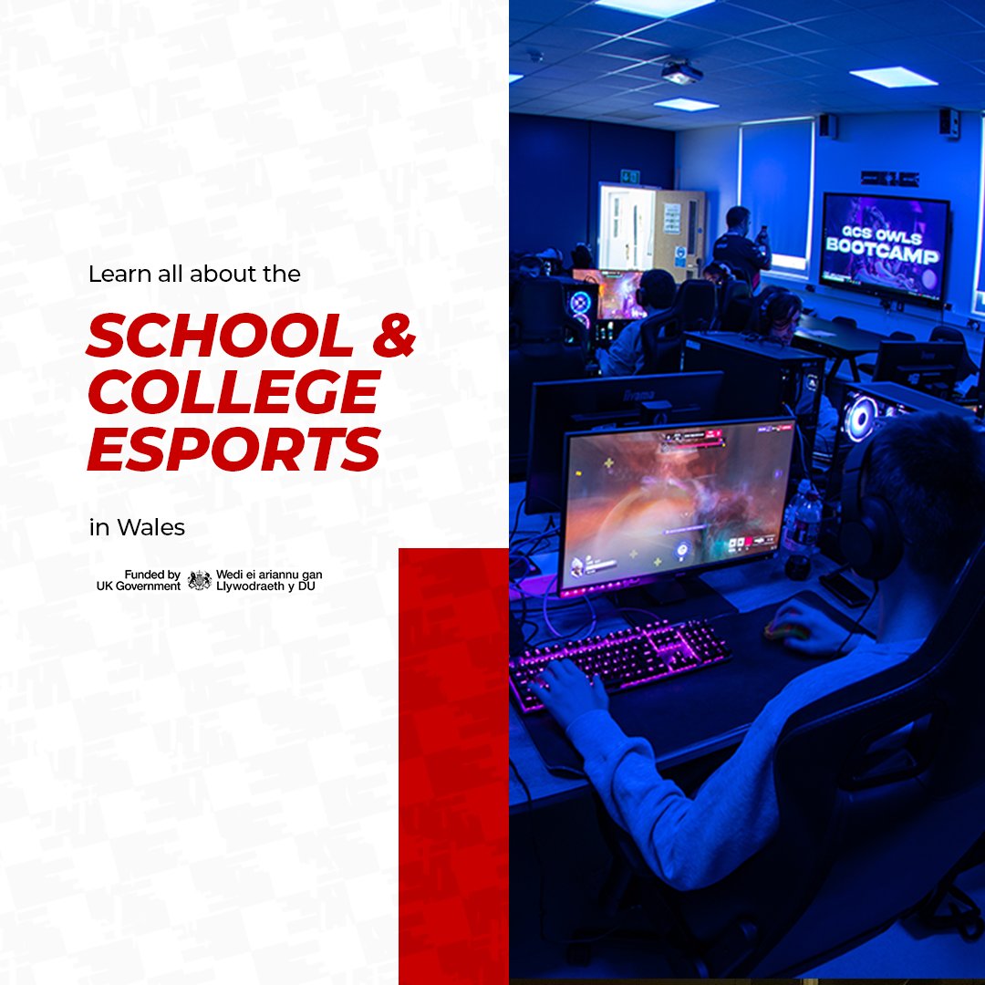 🎓 Unveil the esports talents of tomorrow! Explore the diverse Esports Colleges and Schools teams showcased on our website. Witness the gaming prowess and potential shaping the future of Welsh esports. esportswales.org/colleges-and-s… #Esports #WelshEsports