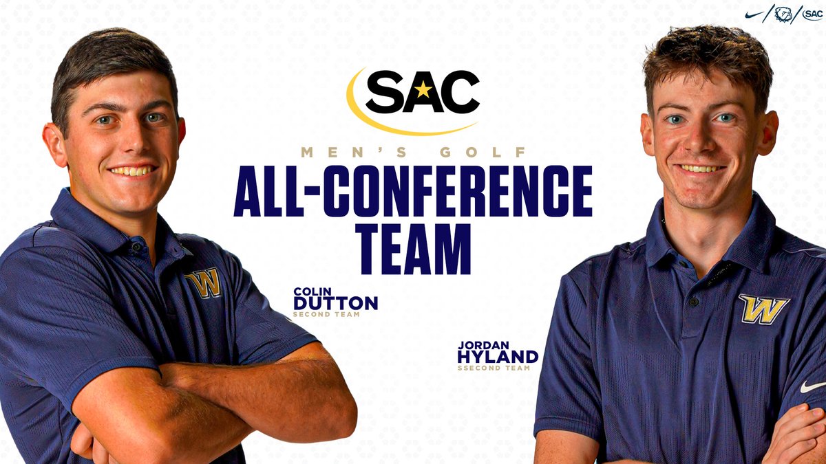 All-SAC Honorees!! Colin Dutton & Jordan Hyland are second team All-SAC selections! Story | shorturl.at/gKM27 #OneDog