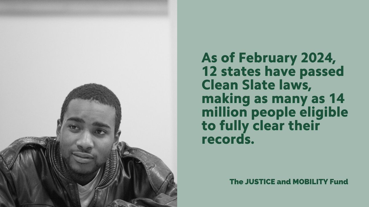 Past convictions shouldn’t define a person’s future. #JusticeandMobility Fund investee @CleanSlate_Init works to automate record clearance and increase opportunity—so everyone can achieve their full potential. 

#SecondChanceMonth 

bluemeridian.org/funds/the-just…