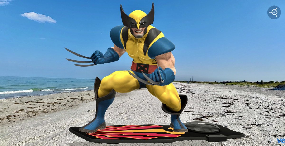 #Wolverine 🏝️ @veve_official ❤️‍🔥 #AR 

#veve #vevefam #CollectorsAtHeart 💙