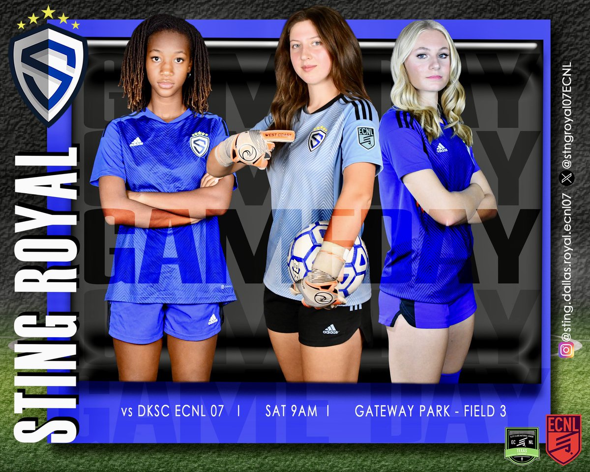 @EcnlTexas conference games pick back up this weekend!! See you on Sat for GAME DAY! 
<a href="/Bplwilliams/">Ben Williams</a> <a href="/RockyMonk8/">Rocky Monk</a> <a href="/ECNLgirls/">ECNL Girls</a>