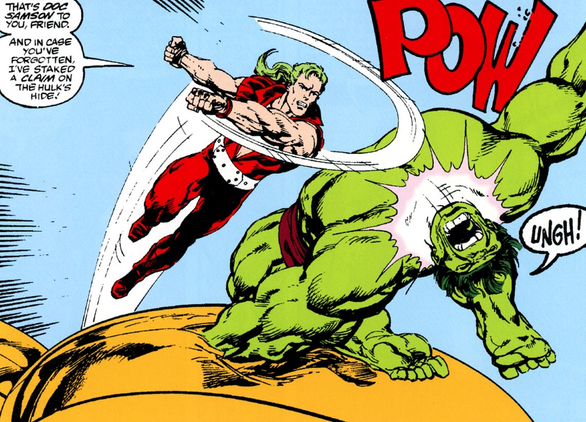 comixmenpodcast's tweet photo. #ViernesDeBatallas Hoy 
#Hulk VS #DocSamson
#BruceBanner #LeonardSamson #FamousBattles #ArchEnemies #Vs #Versus https://t.co/7BxBFdAmuP