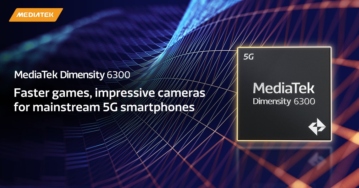 Introducing the #MediaTekDimensity6300 empowering mainstream #5G smartphones with faster games & impressive cameras. Expect detailed & clear photos, MediaTek HyperEngine, billion color displays, latest 5G modem tech, & exceptional power efficiency. bit.ly/441FlRT