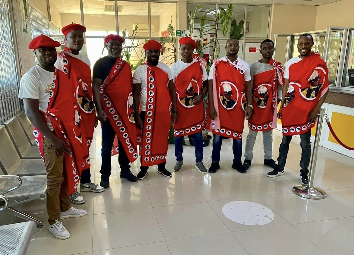 Our Mongu branch gentlemen are so ready and geared up for Kuomboka 2024.

#kuomboka2024 #IZBFosteringGrowth #IndoZambiaBank #IZBat40 #SupportingYouDevelopingZambia #LetsGrowTogether