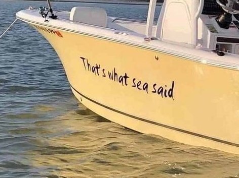 The perfect boat name doesn't exi...