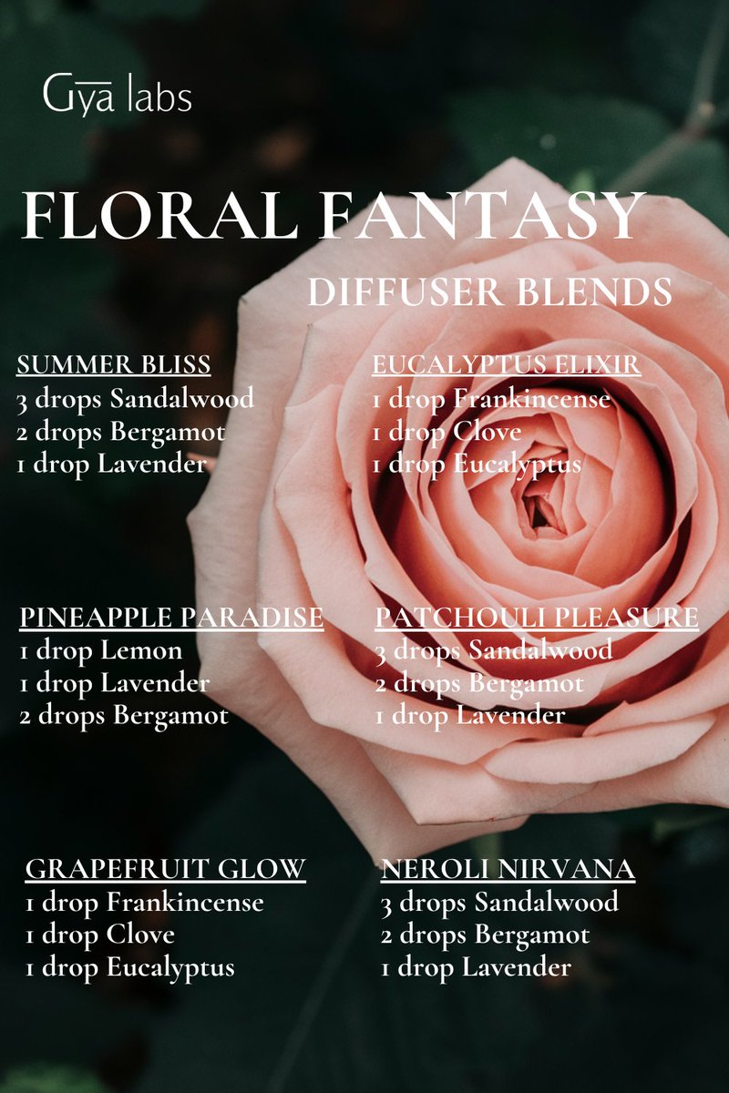 Experience the allure of our floral fantasy diffuser blend, creating a fragrant oasis of serenity
.
Shop now: amzn.to/3UYnyIM
.
#GyaLabs #UpliftYourEveryday #essentialoils #spring #april #springseason #aries #amazing #soulwisdom #aprilvibes #spring #springvibes #abundance