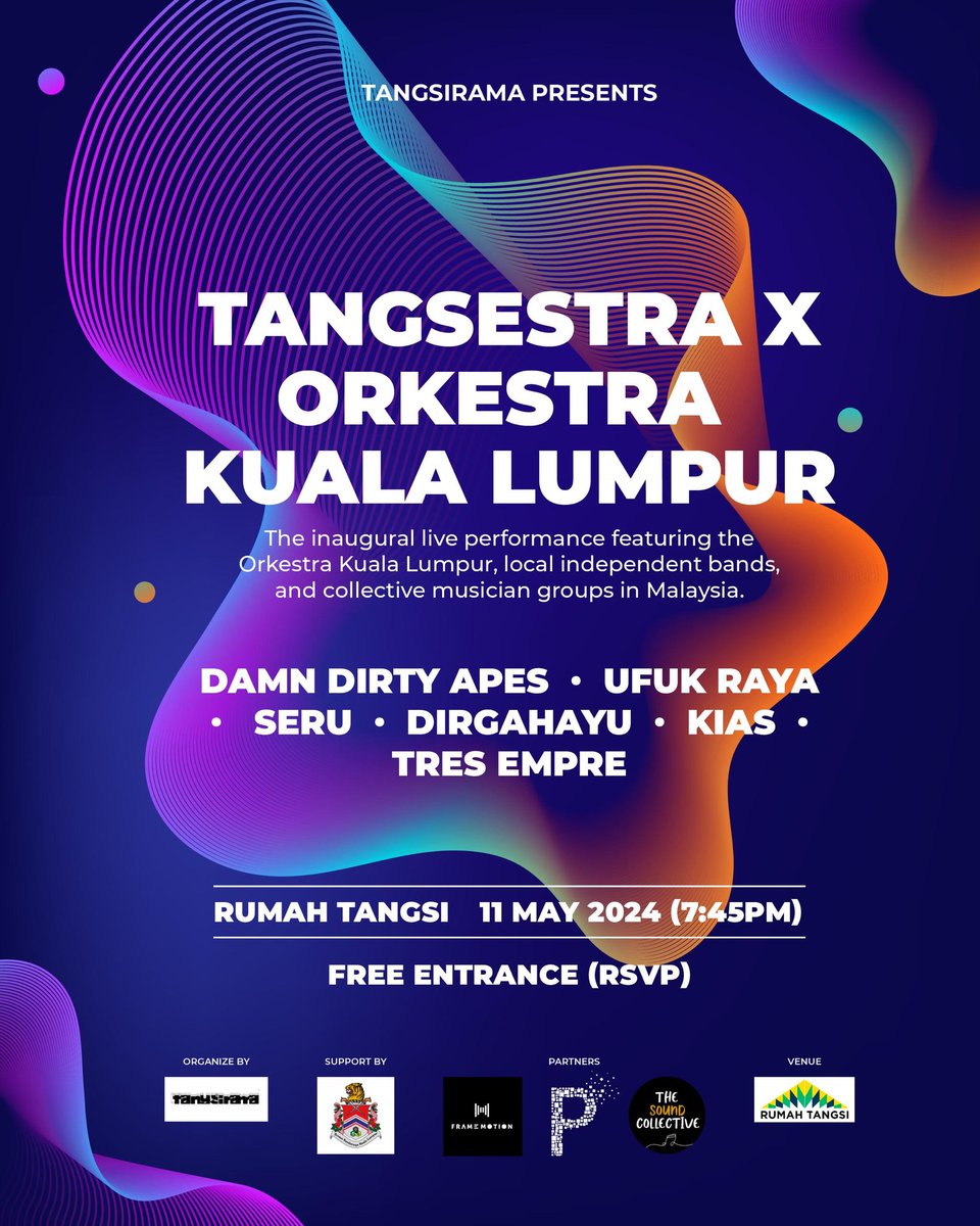 kias_official's tweet photo. Kami akan mengadakan persembahan di Rumah Tangsi pada 11/5 bersama band-band hebat! marilah beramai-ramai. Masuk adalah percuma! https://t.co/xLhQjYzyMx