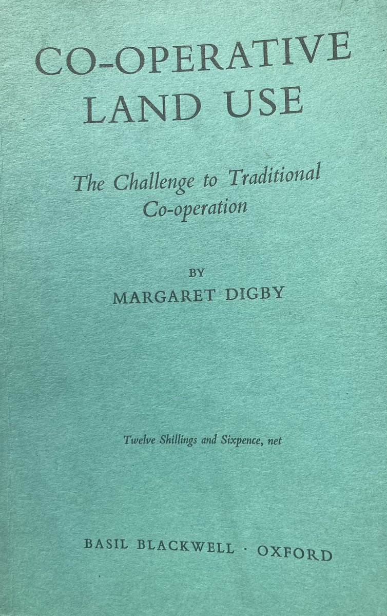 Reading this important book on the topic of co-operative land by Margaret Digby ahead of “The Quickening” by @DeirdreOMahony5  in Callan next week. Register to attend here: thedouglashyde.ie/event/the-wall…

#GetFairAboutFarming #politicsoffood #agriculture #sustainability