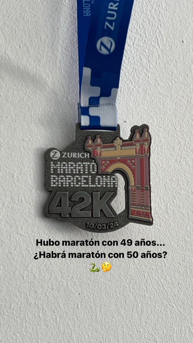 Hubo maratón con 49 años… ¿Habrá maratón con 50 años? 🐍🤔