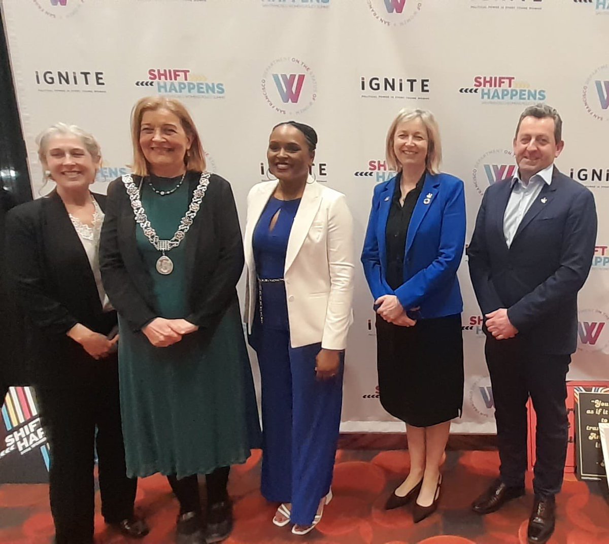 Deputy Lord Mayor, @ColetteFinnCork flying the flag for Cork at #shifthappens Women’s Policy Summit led by @realkimberlye and @sfdosw Cllr Finn spoke about marriage equality & how that seismic change was engineered