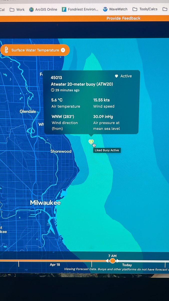 Jessie Grow (@j_worg) on Twitter photo Current water temp at the Atwater buoy is a chilly 43.2°F
Fun fact, I was today years old when I learned how to find the degree symbol on my phone. 🤓
Data is also live <a href="/databuoycenter/">NWS_DataBuoyCenter</a> - curious where our local weather teams pull water temps from? 👀
<a href="/Rob_Haswell/">Rob Haswell</a>
<a href="/Mark_Baden/">Mark Baden</a> Current water temp at the Atwater buoy is a chilly 43.2°F
Fun fact, I was today years old when I learned how to find the degree symbol on my phone. 🤓
Data is also live <a href="/databuoycenter/">NWS_DataBuoyCenter</a> - curious where our local weather teams pull water temps from? 👀
<a href="/Rob_Haswell/">Rob Haswell</a>
<a href="/Mark_Baden/">Mark Baden</a>