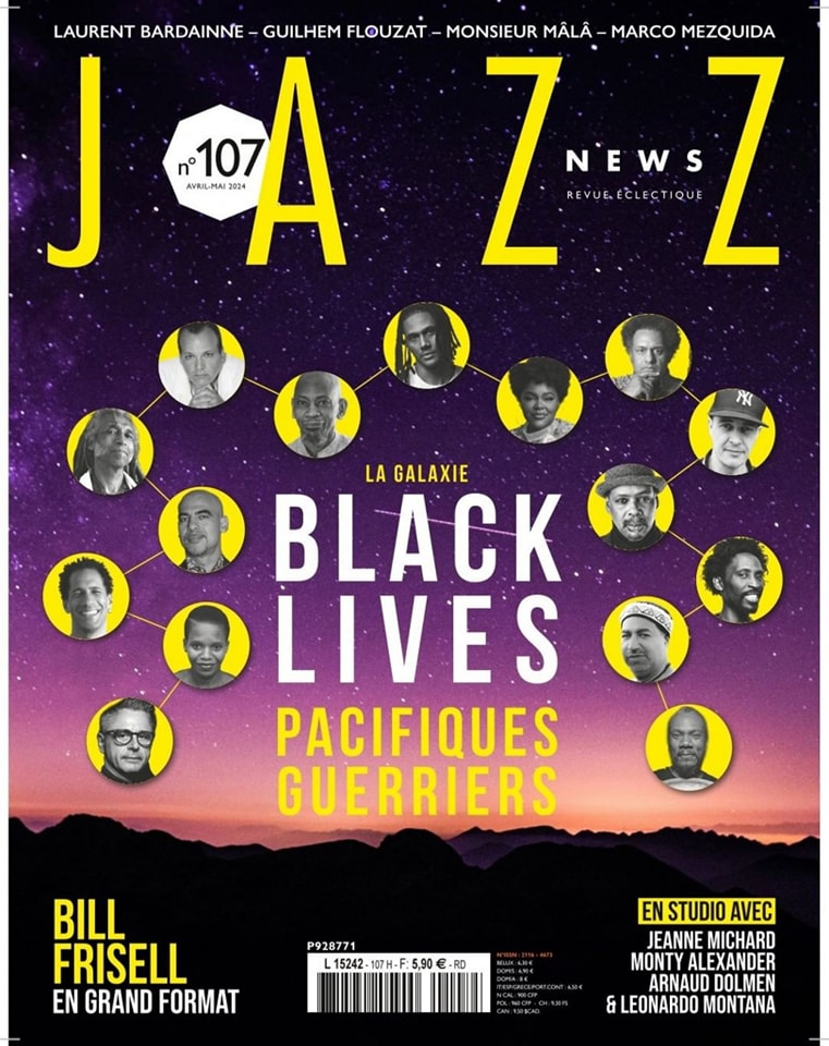 En couv du Jazz News pour l'album Black Lives - People of Earth ! ! L'album est désormais disponible en physique et numérique 🙂