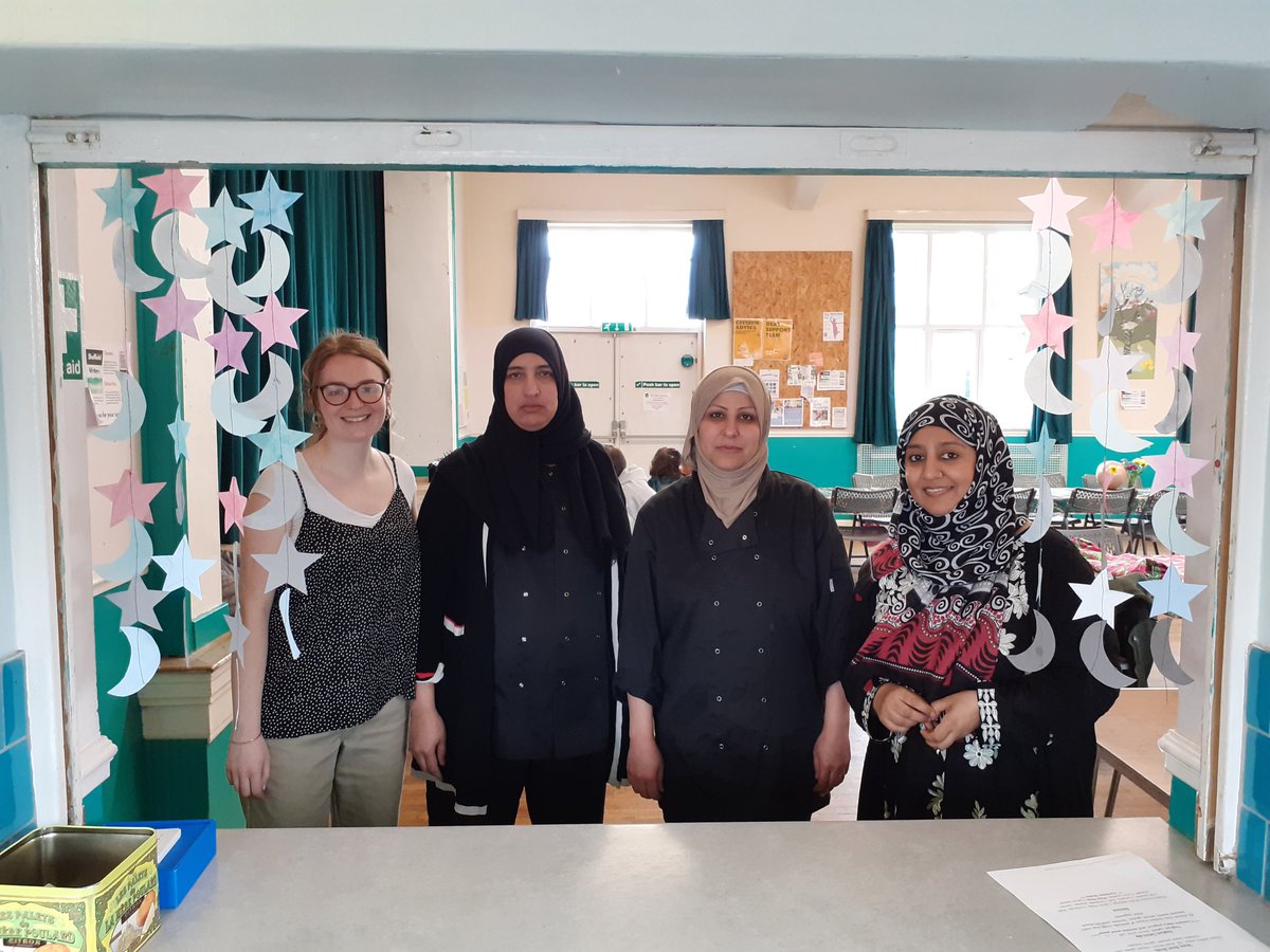 Fabulous community Eid lunch at Ammis Kitchen today, followed by catch up with Family Voice and Archer Lane Allotments to explore ways these 2 <a href="/coopuk/">Co-op</a>  Local causes can collaborate. Here are some of the fantastic chefs!.