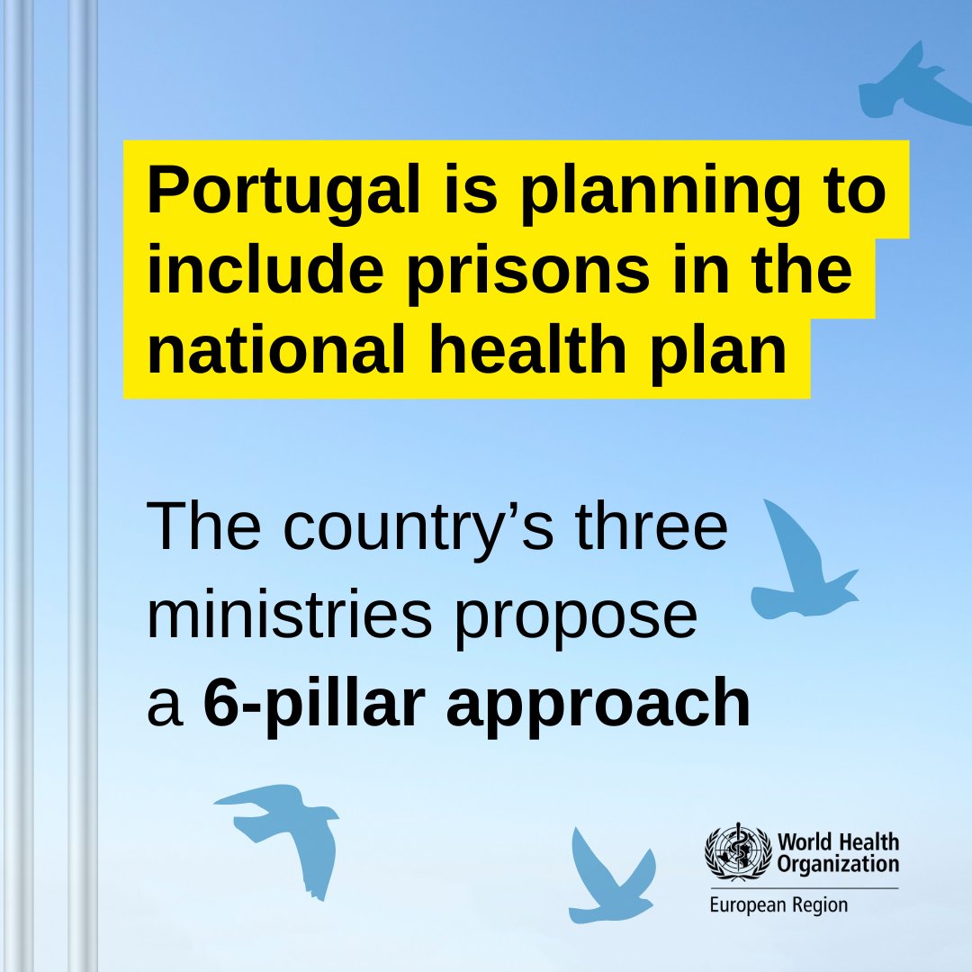 Portugal is working on a plan to bring equal healthcare access to all people - including those in prisons and other detention facilities! Read below to learn more about the six-pillar approach that can benefit Portuguese society in many spheres👇 bit.ly/4aJTKof