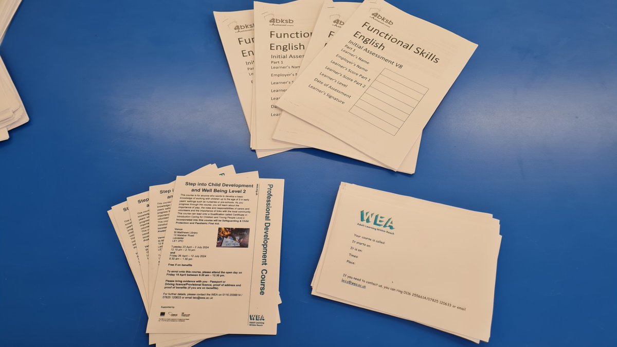 Philippa Tydeman &amp; Ayman Ali led the assessment &amp; open day at St Matthews Library today to talk to learners about the career opportunities into childcare and early years &amp; the Step into Child Development &amp; Well Being Level 2 course being delivered at the library. #ChildcareCourse