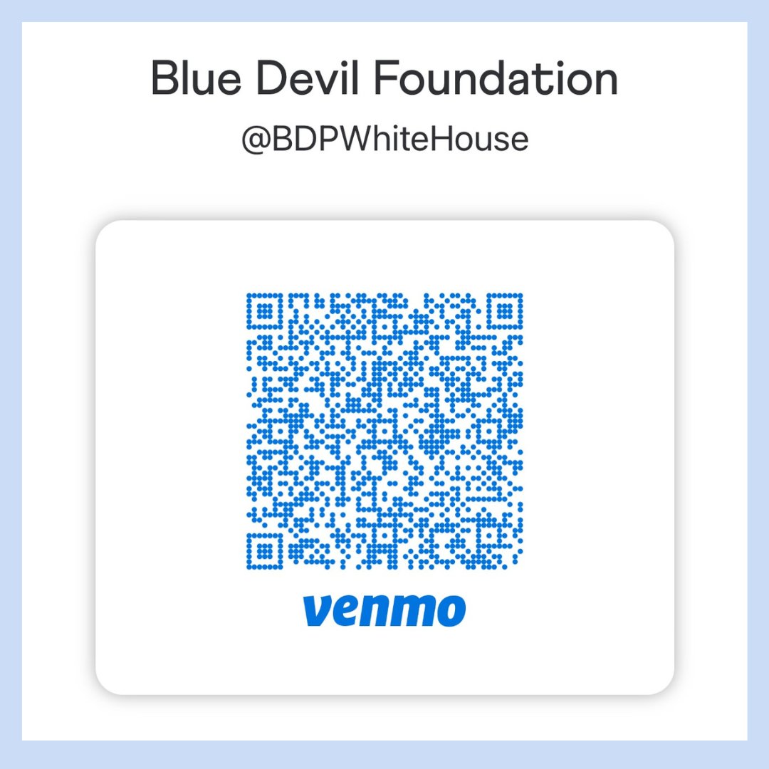 The Blue Devil Foundation is collecting money for Teacher Appreciation that is coming up in May!  Any amount you donate is greatly appreciated!

#whitehousebdp #bdp #teacherappreciation