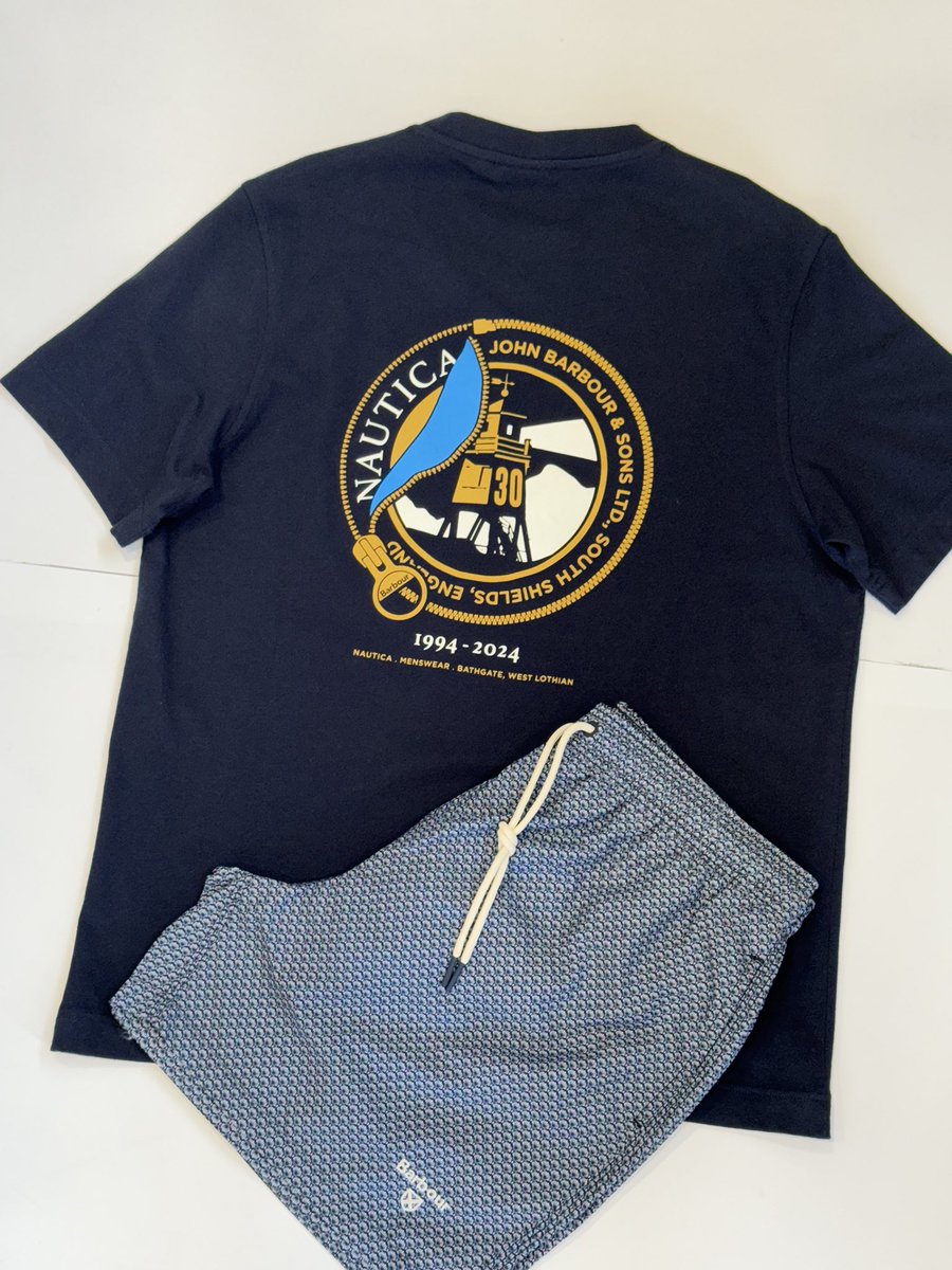 Get summer ready, Barbour patterned swim shorts and tees.

Available now.

#independentretailer #nauticabathgate #shoplocal #supportlocal