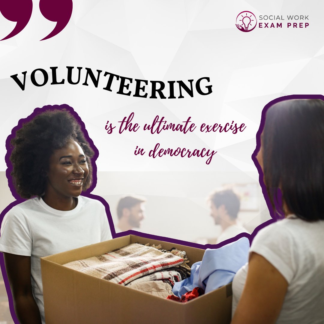 “Volunteering is the ultimate exercise in democracy. You vote in elections once a year, but when you volunteer, you vote every day about the kind of community you want to live in.” ― Dr. Syed Muhammad Zeeshan Hussain Almashhadi

#volunteering #giveback #makeadifference