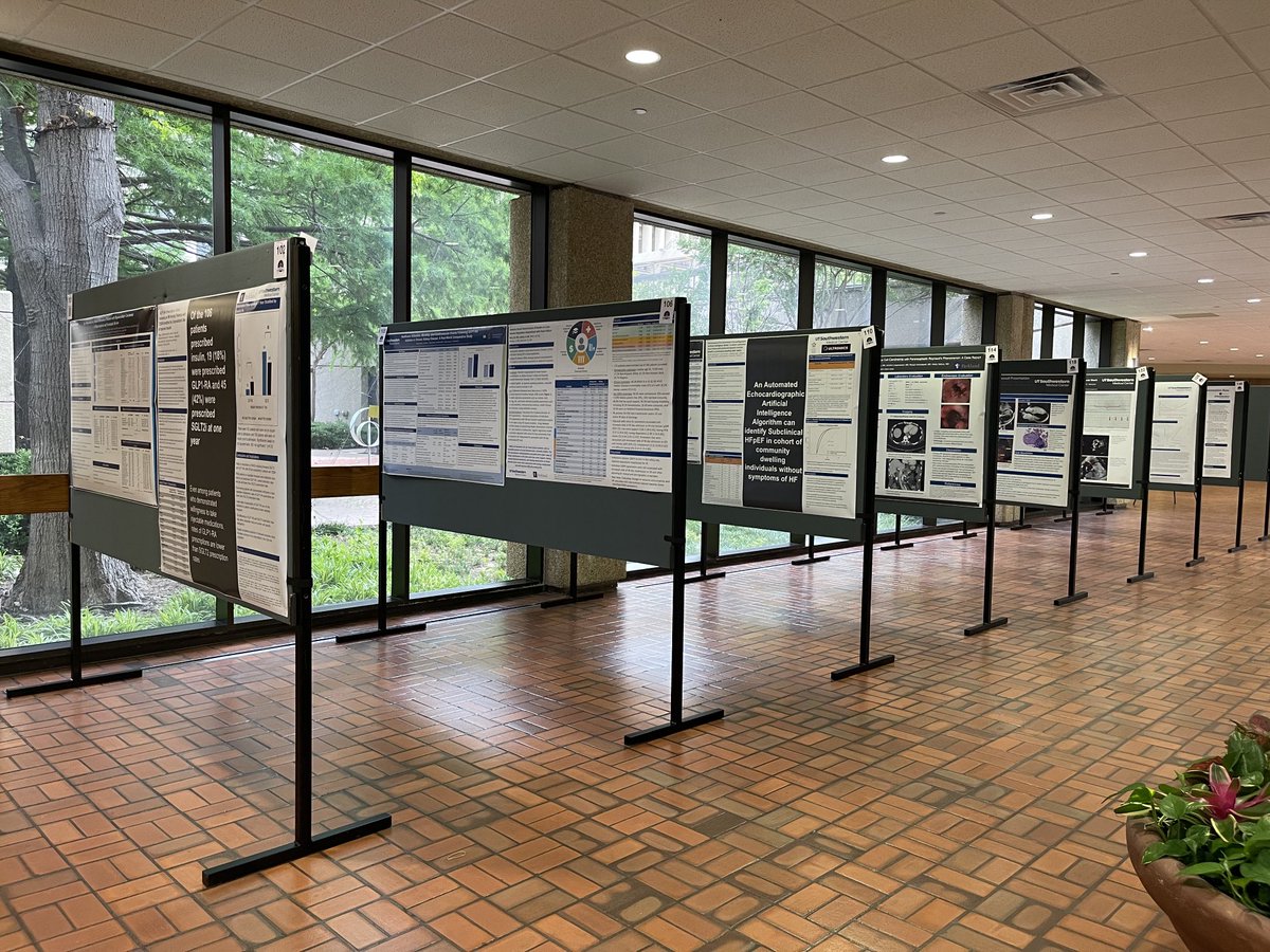 This is what 130 posters look like. We’re ready for the trainees to present their poster sessions at the #SeldinSymposium2024 ⁦@thomasjwang1⁩ ⁦@UTSWMedCenter⁩ ⁦@UTSWIMchief⁩ ⁦@UTSW_IMResRsrch⁩