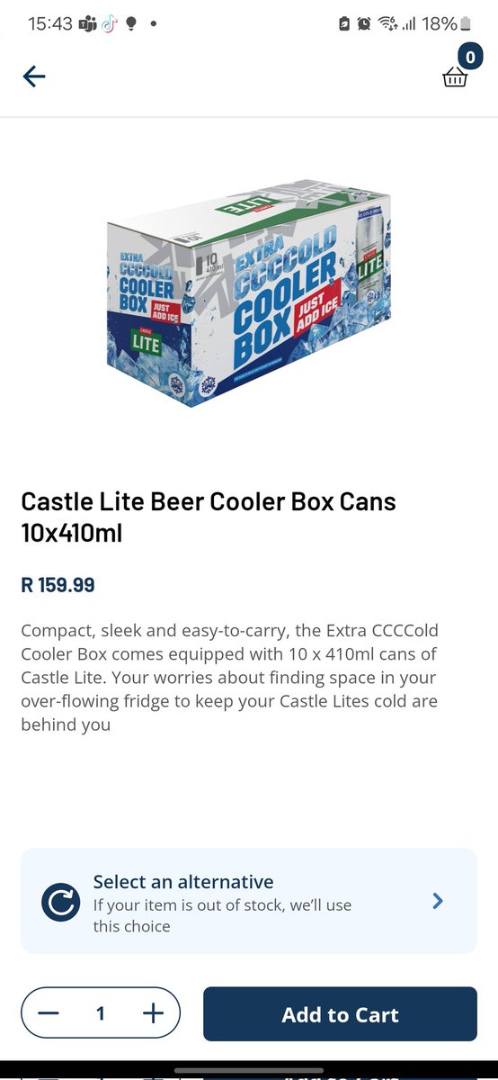 My beers won't be smelling like chicken feet anymore.

#CastleLite