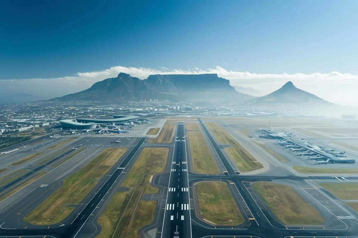 Yes, but watch out for that flat-top mountain, pilots! Congrats Cape Town International Airport: ranked Africa's #1 airport by air industry rating group Skytrax based on consumer comments, on-time records for plane departures, airport amenities and other factors.